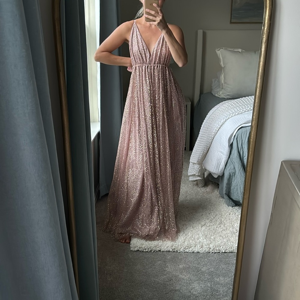 HELLO MOLLY mauve maxi dress